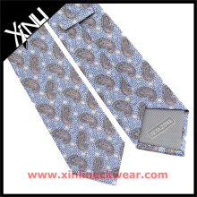 Chinese Manufacturer Men Handsome Designer Brown Paisley Ties